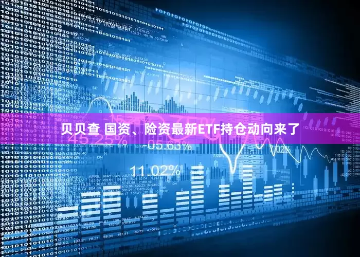 贝贝查 国资、险资最新ETF持仓动向来了